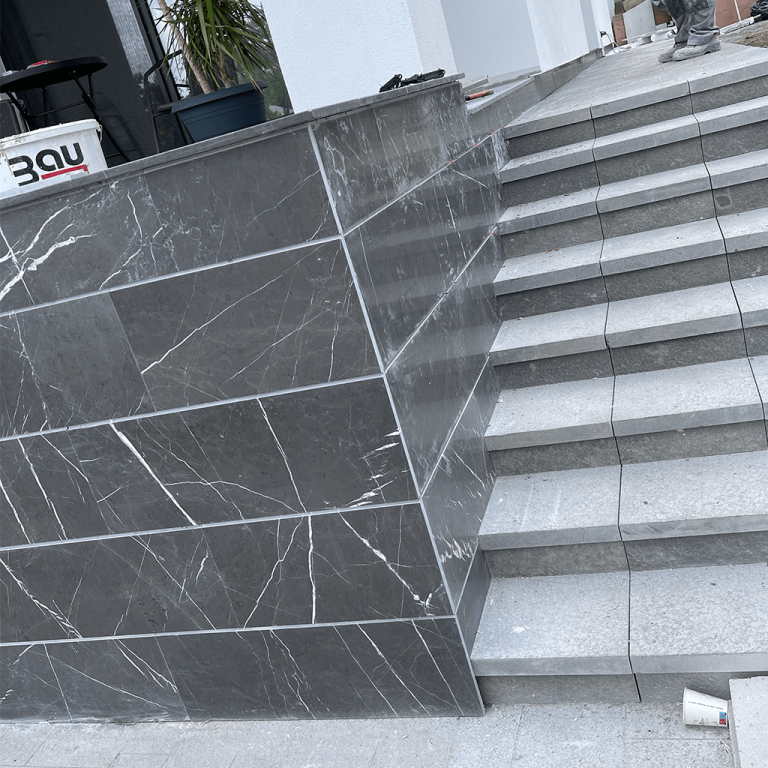 Marmură Pietra Grey montat