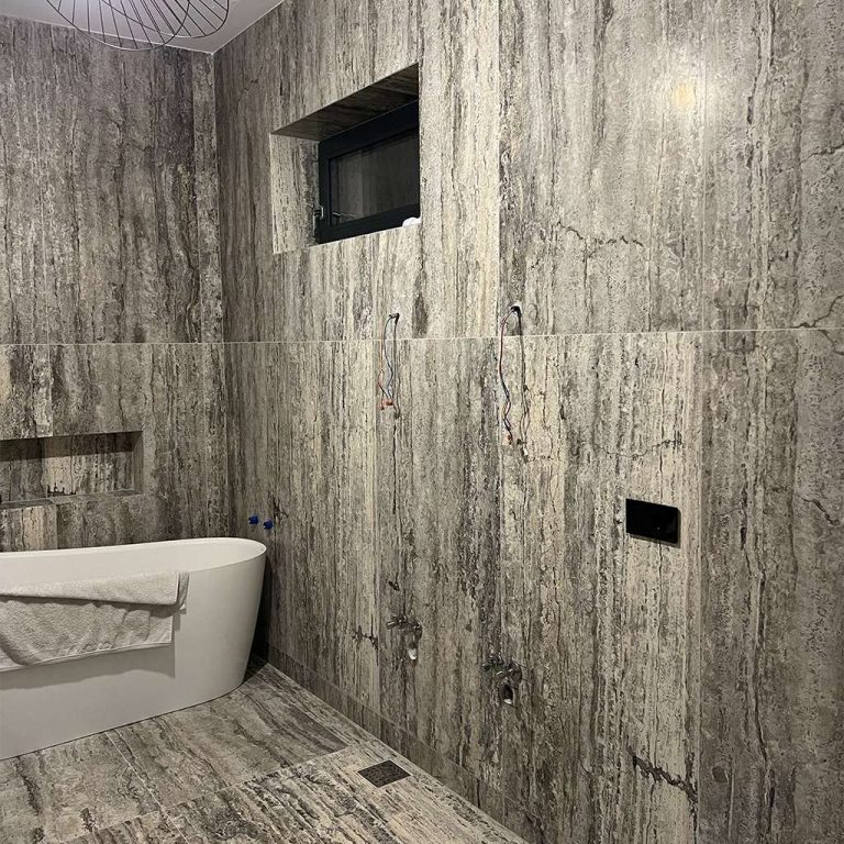 Travertin Silver Vein Cut placaj si pardoseala