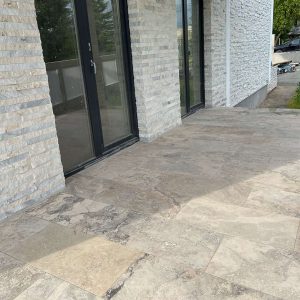 Travertin Titanium Silver placi 3